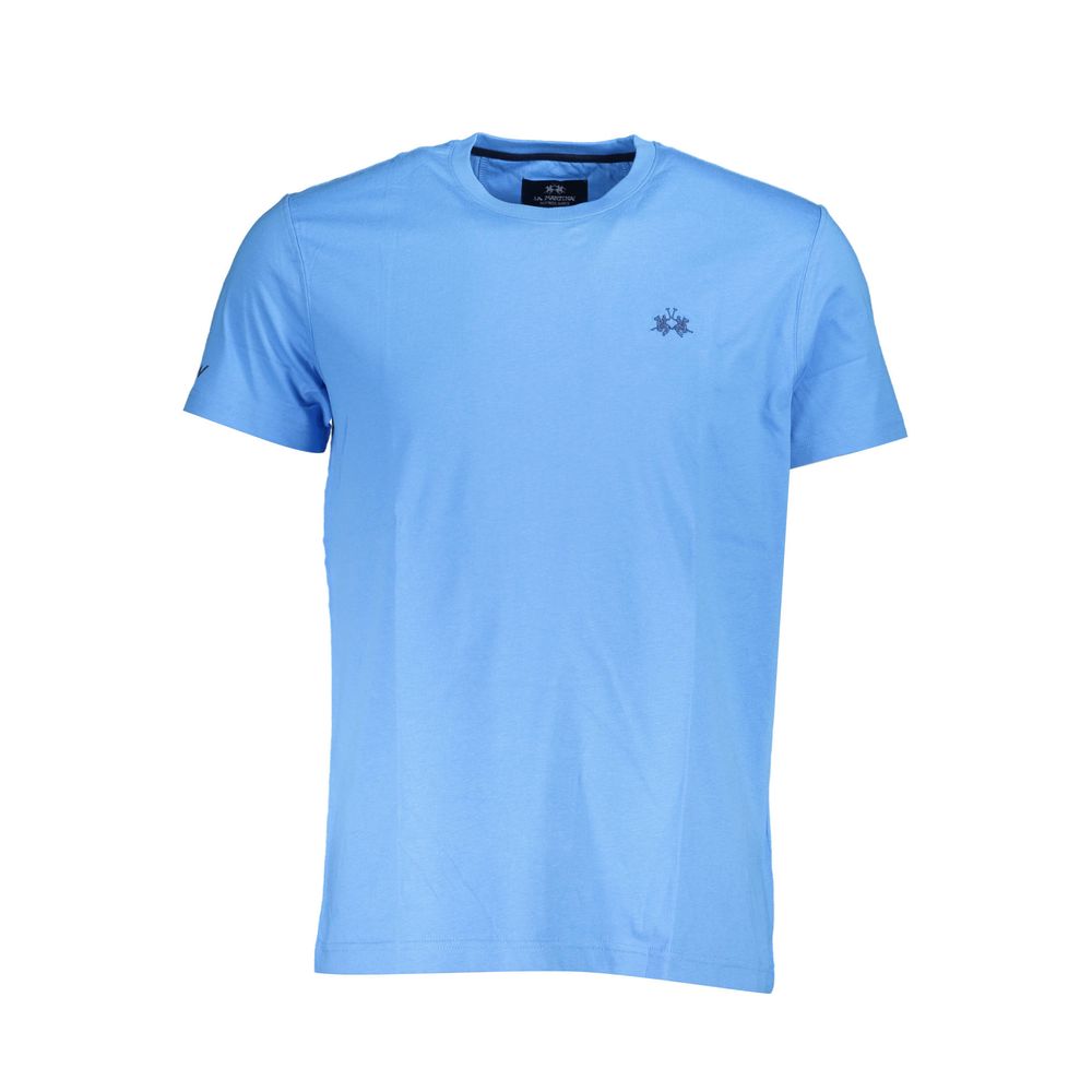 La Martina Blue Cotton T-Shirt
