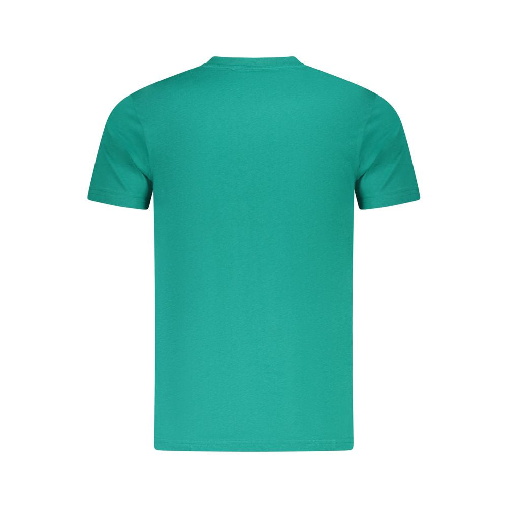 Cavalli Class Green Cotton T-Shirt