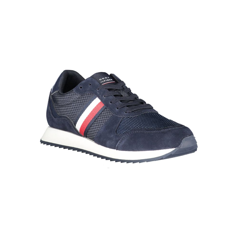 Tommy Hilfiger Blue Polyester Sneaker