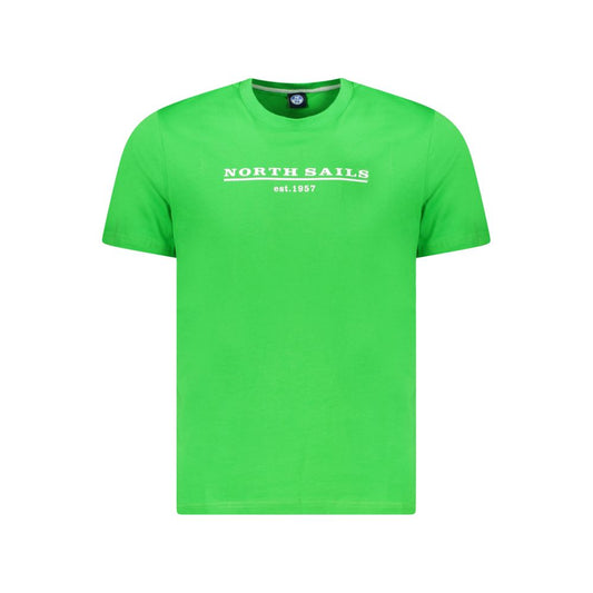 North Sails Green Cotton T-Shirt