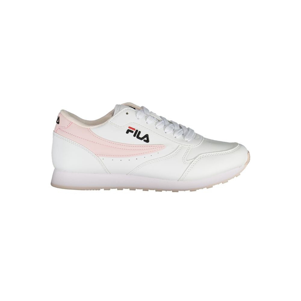 Fila White Polyethylene Sneaker