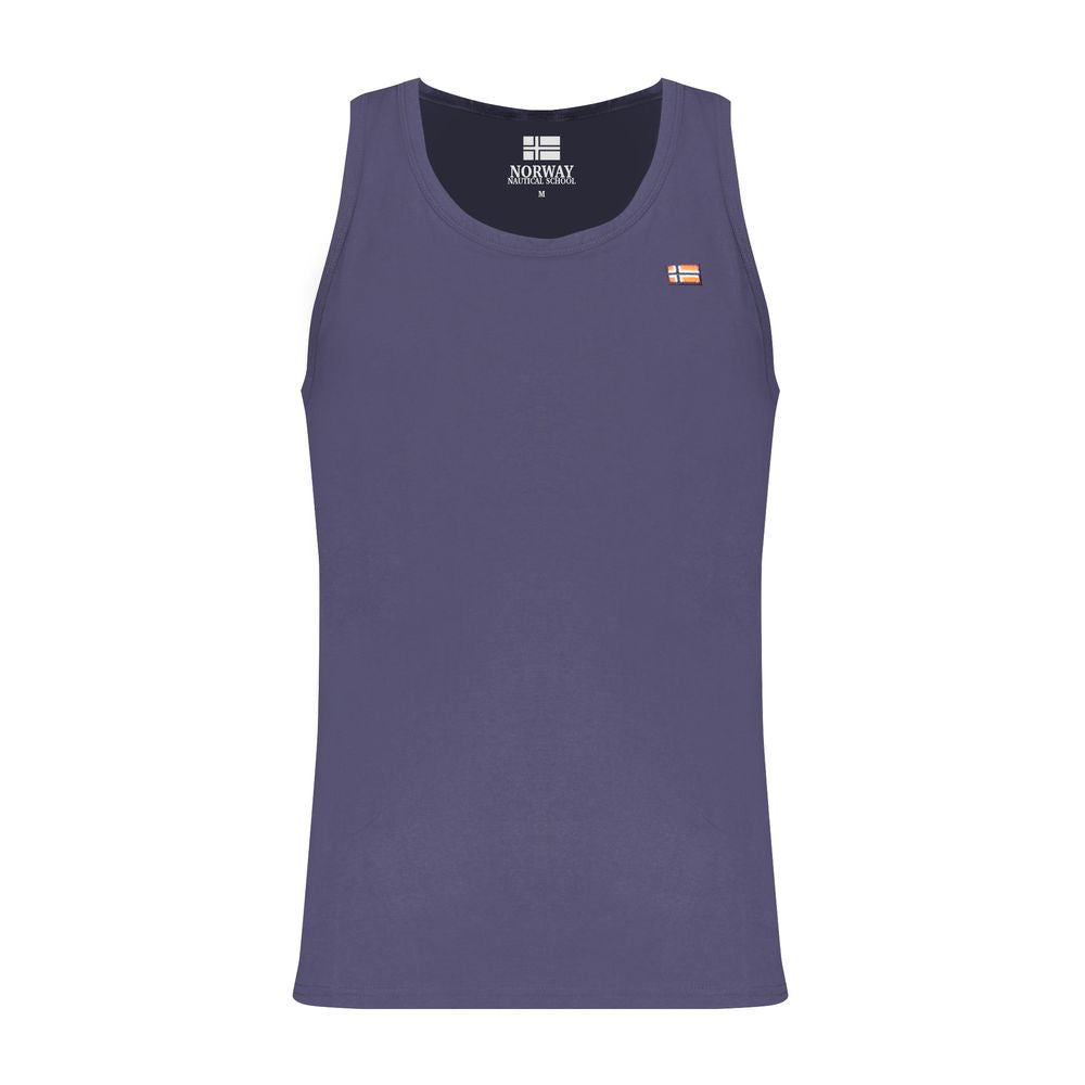 Norway 1963 Blue Cotton Tank Top