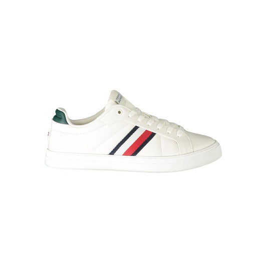 Tommy Hilfiger White Polyester Sneaker