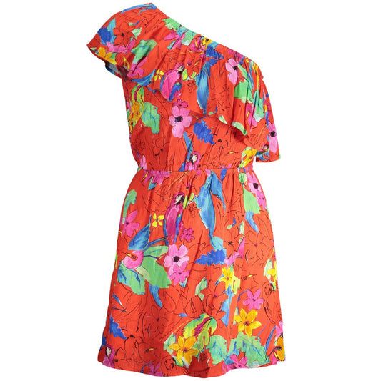 Desigual Red Viscose Dress