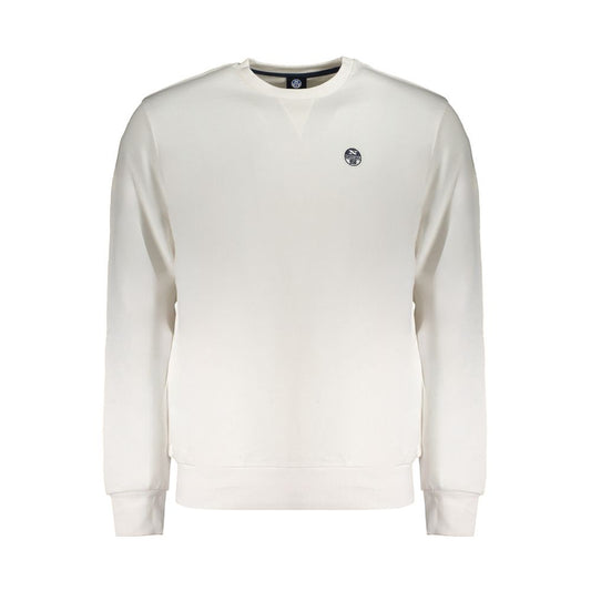 North Sails White Cotton Sweatshirt