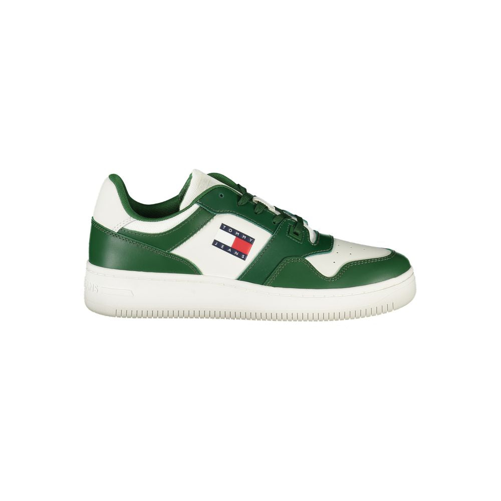 Tommy Hilfiger Green Polyester Sneaker
