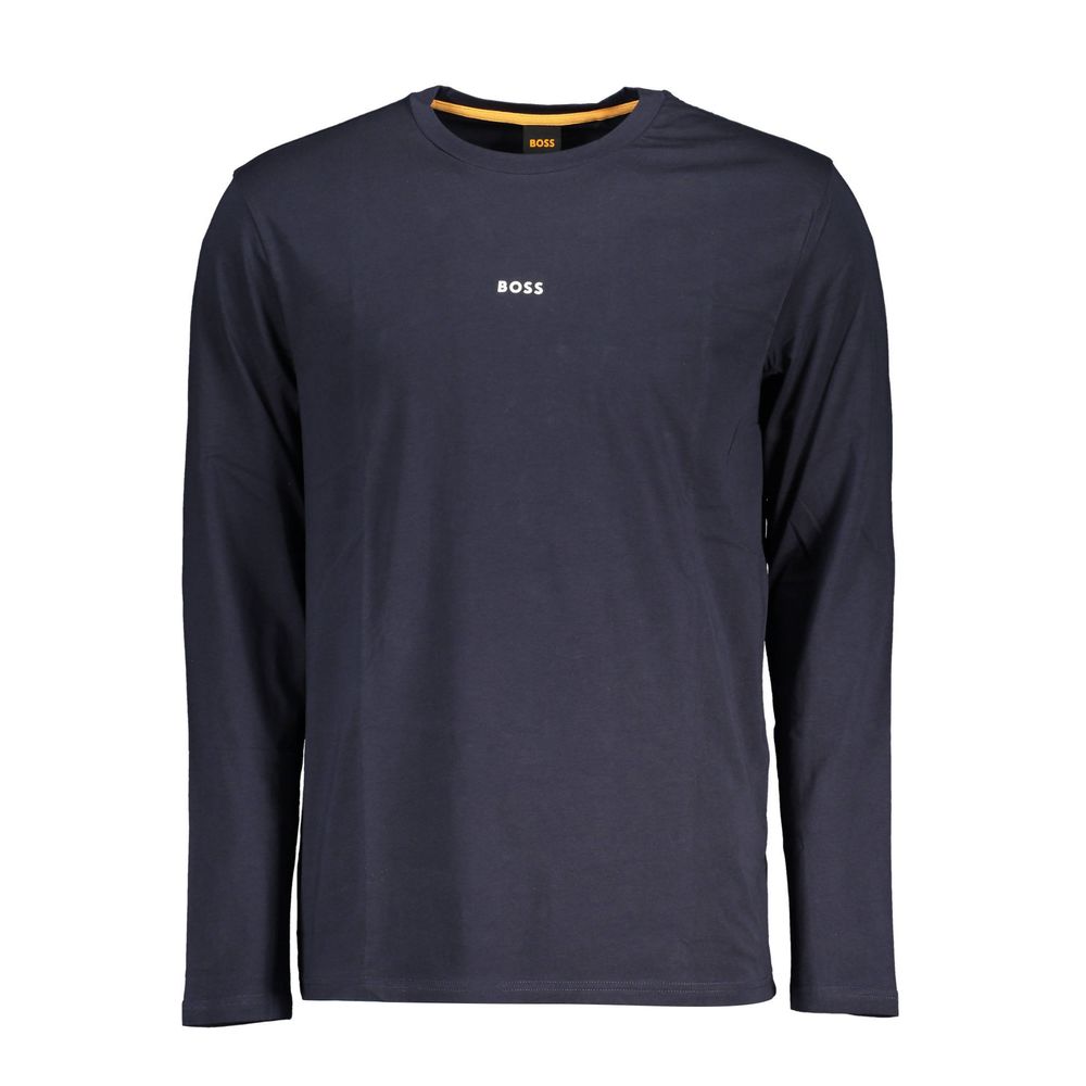Hugo Boss Blue Cotton T-Shirt