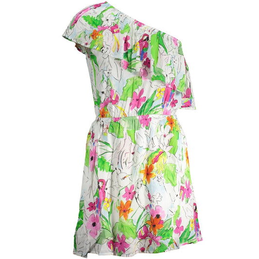 Desigual White Viscose Dress