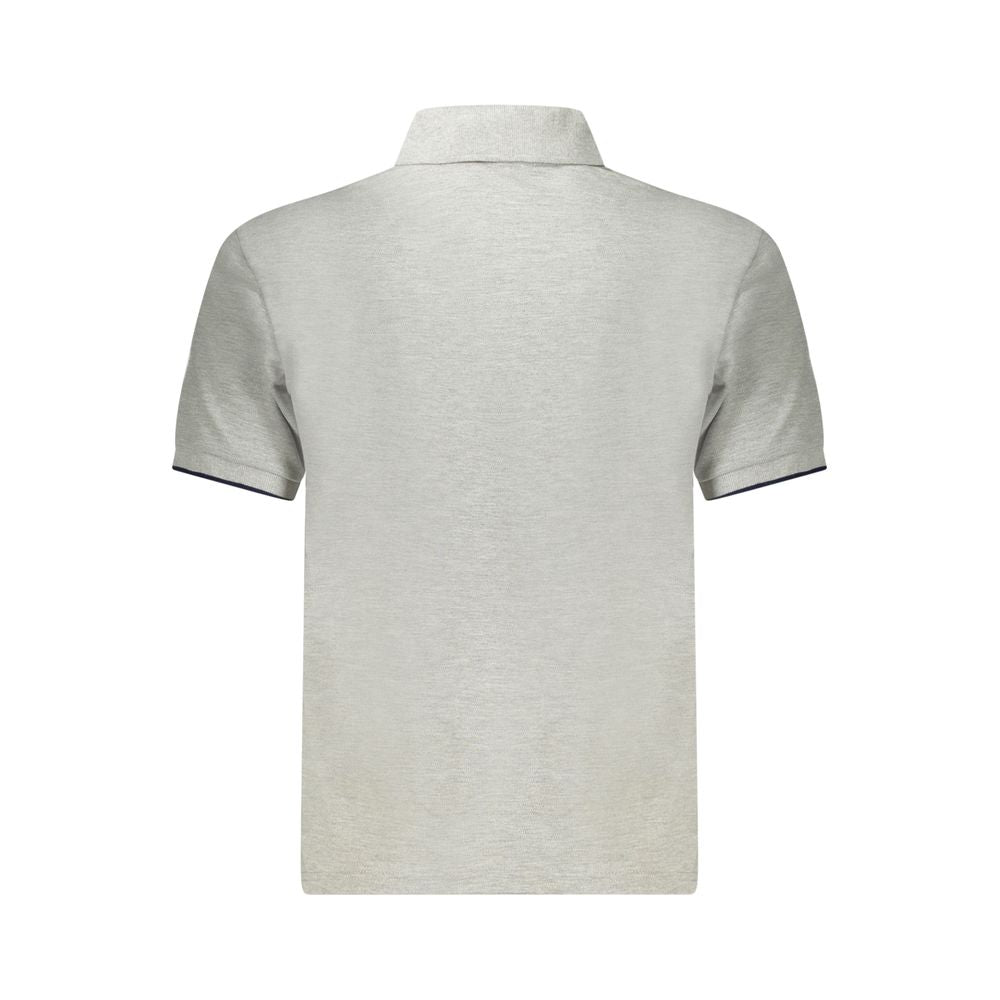 North Sails Gray Cotton Polo Shirt