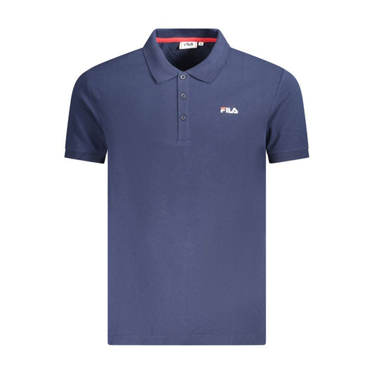 Fila Blue Cotton Polo Shirt