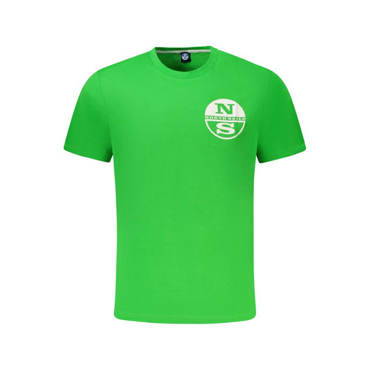 North Sails Green Cotton T-Shirt