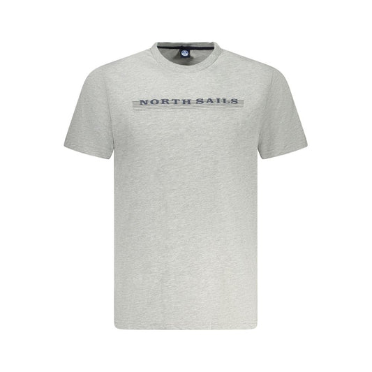 North Sails Gray Cotton T-Shirt