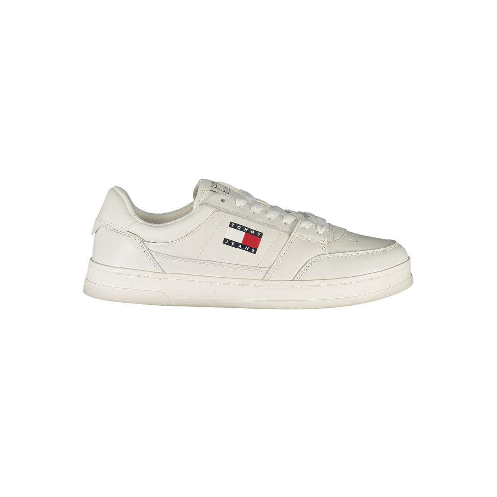 Tommy Hilfiger White Polyester Sneaker