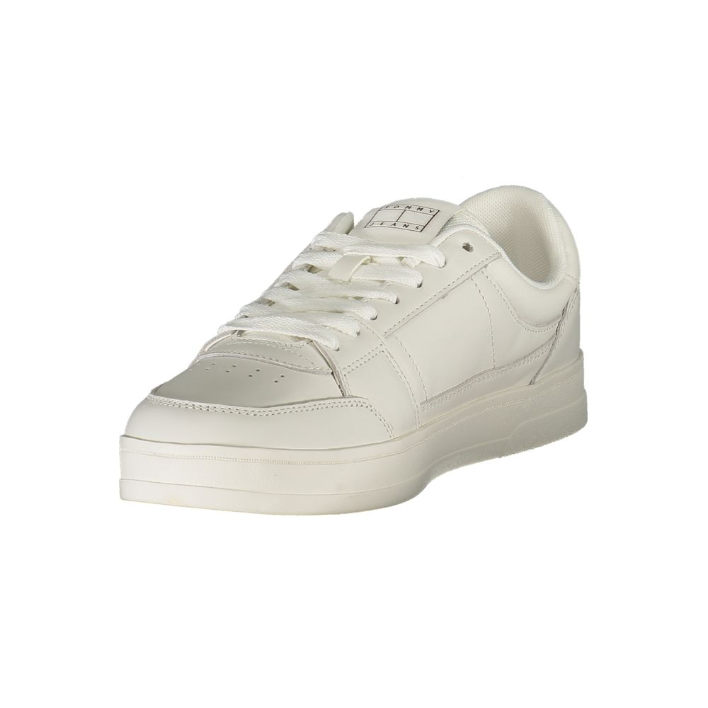 Tommy Hilfiger White Polyester Sneaker