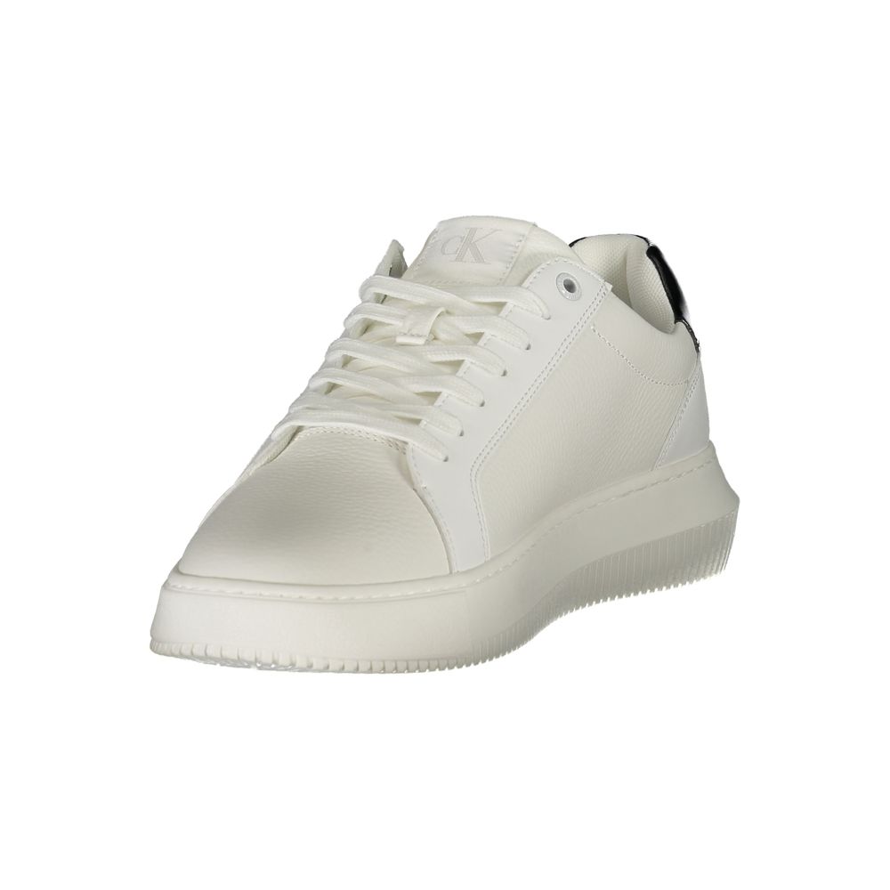 Calvin Klein White Polyester Sneaker