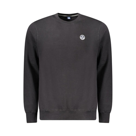 North Sails Black Cotton Sweatshirt