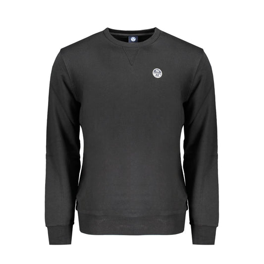 North Sails Black Cotton Sweatshirt