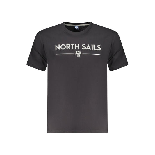 North Sails Black Cotton T-Shirt