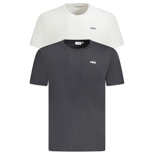 Fila White Cotton T-Shirt