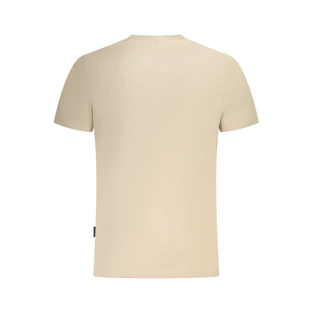 Napapijri Beige Cotton T-Shirt