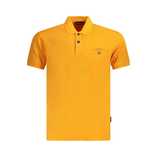 Napapijri Orange Cotton Polo Shirt