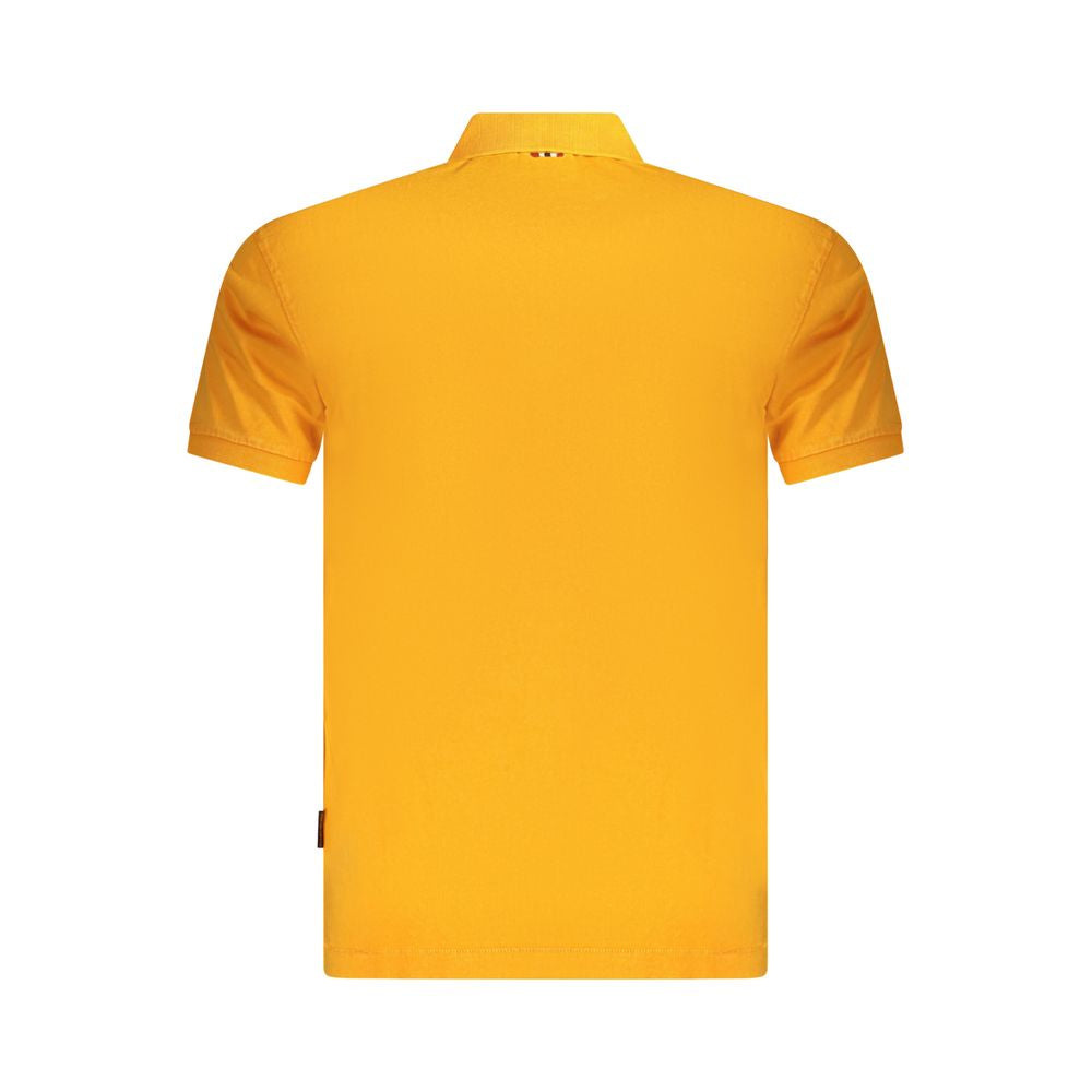 Napapijri Orange Cotton Polo Shirt