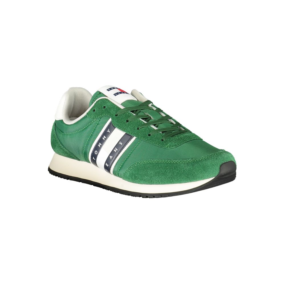 Tommy Hilfiger Green Polyester Sneaker