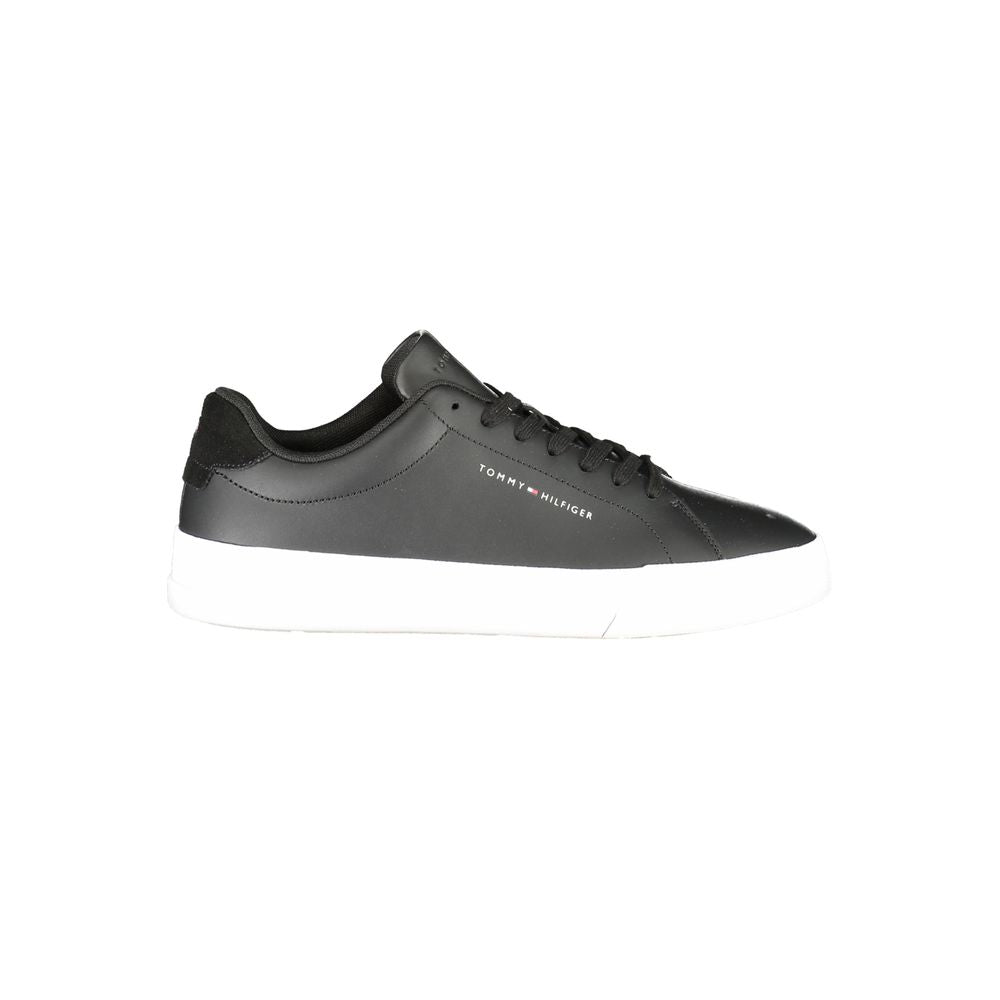Tommy Hilfiger Black Polyester Sneaker