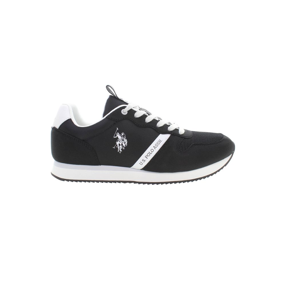 U.S. POLO ASSN. Black Polyester Sneaker
