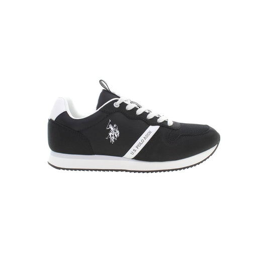 U.S. POLO ASSN. Black Polyester Sneaker