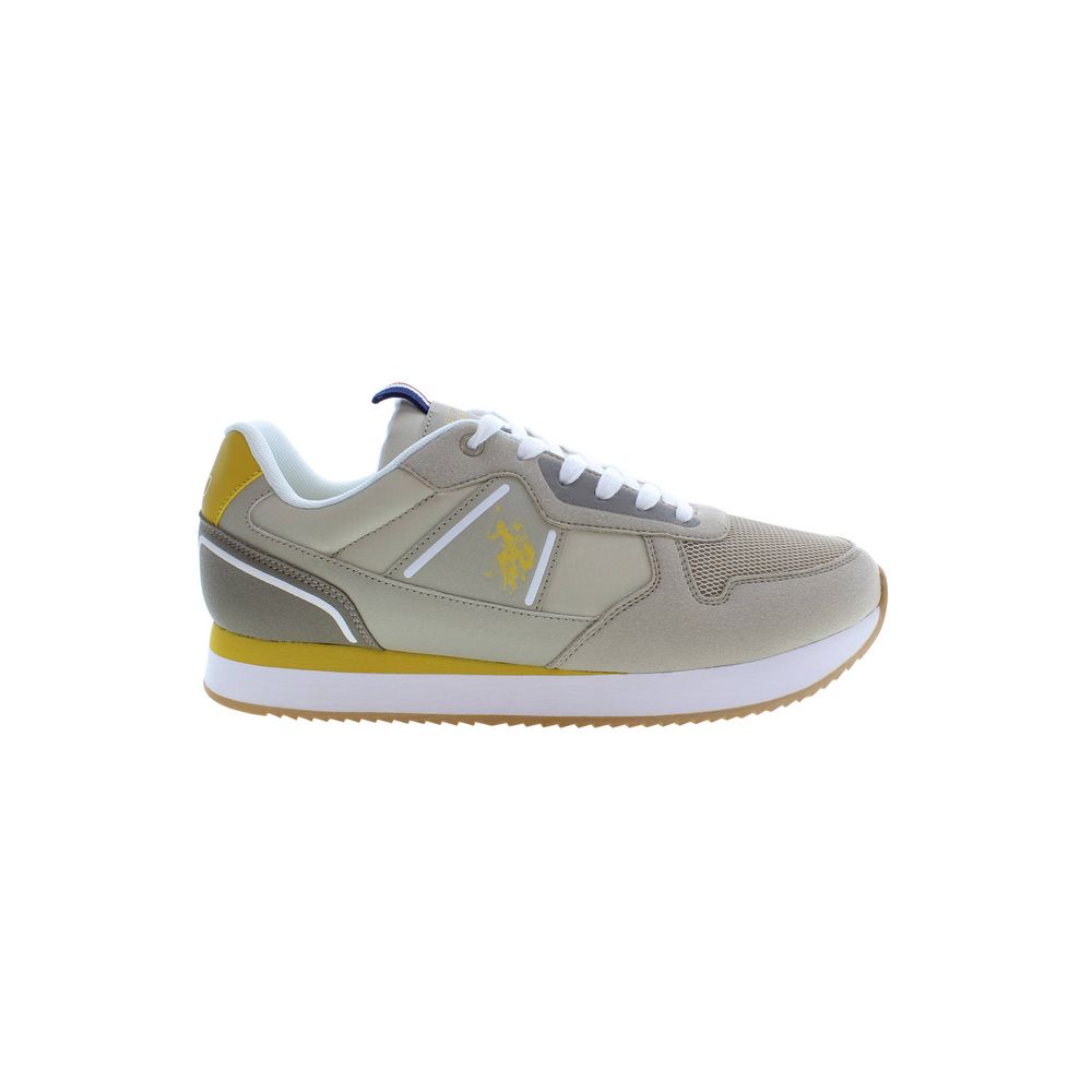 U.S. POLO ASSN. Beige Polyester Sneaker