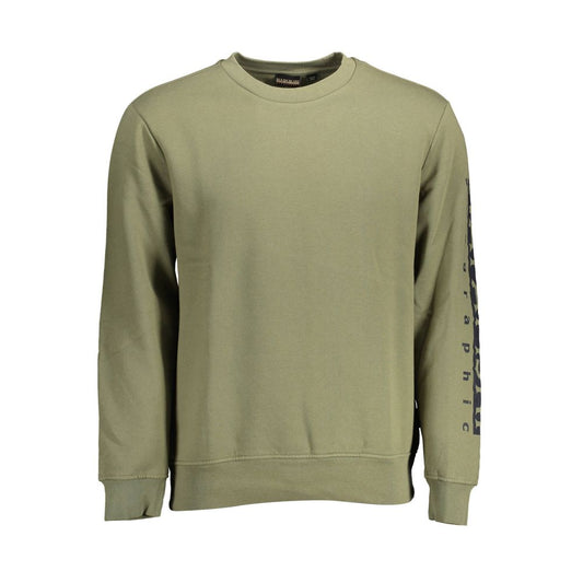 Napapijri Green Cotton Sweatshirt