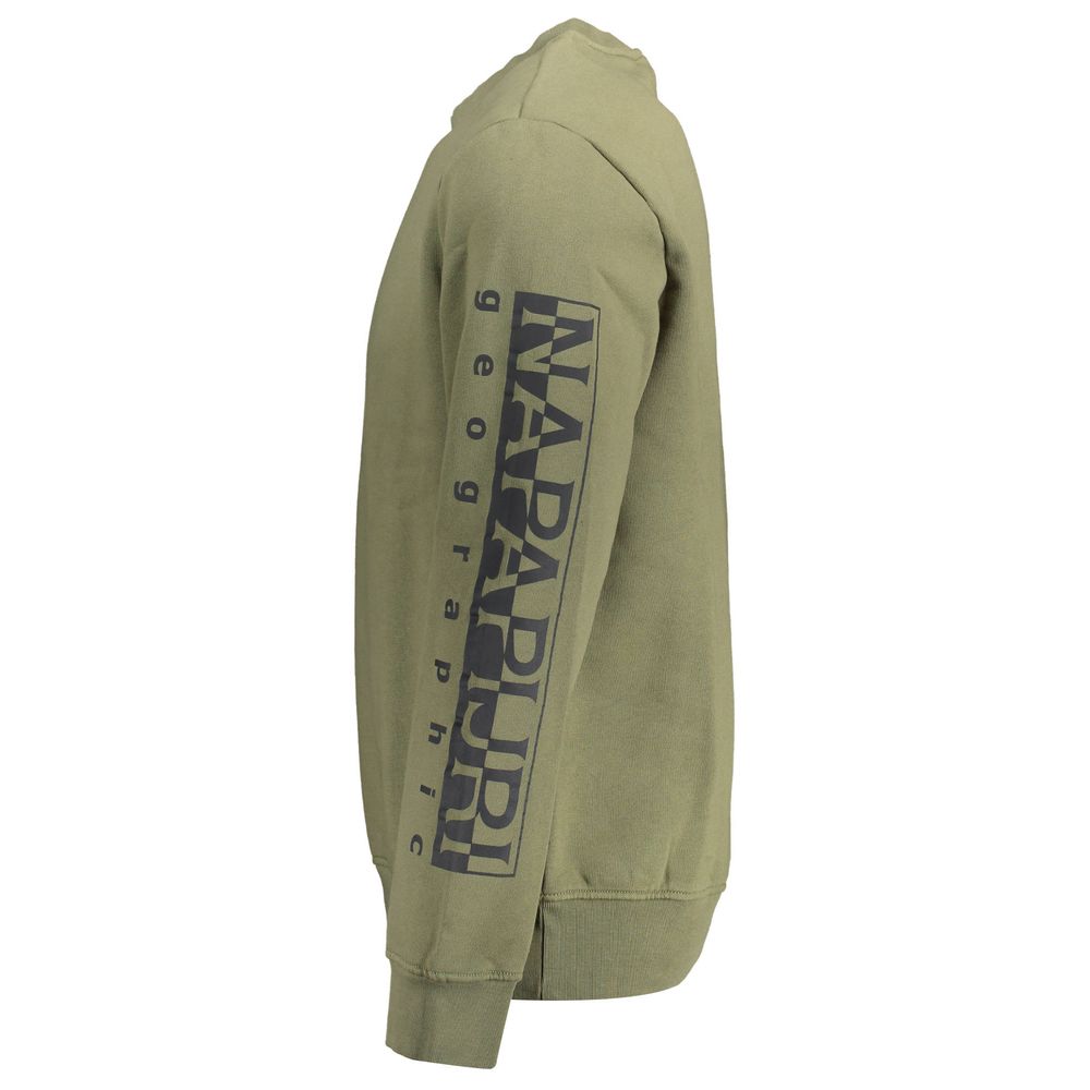 Napapijri Green Cotton Sweatshirt