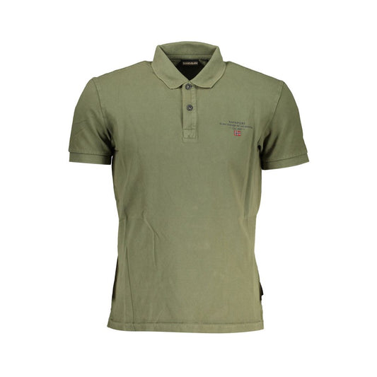 Napapijri Green Cotton Polo Shirt