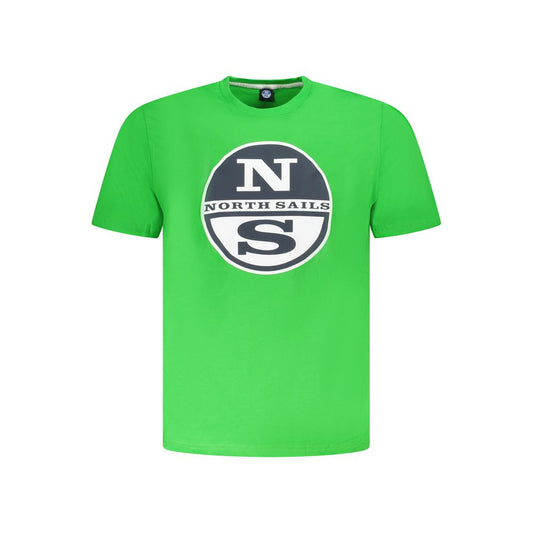 North Sails Green Cotton T-Shirt