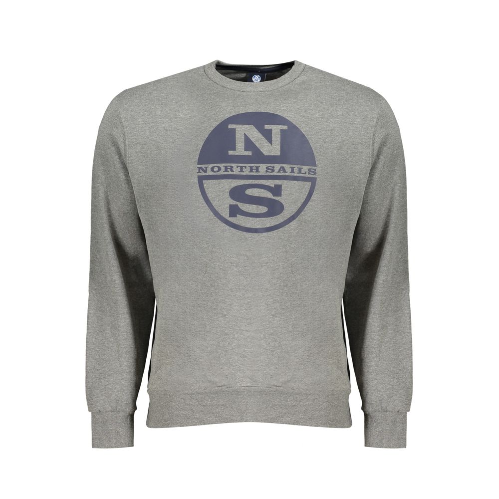 North Sails Gray Cotton Sweatshirt