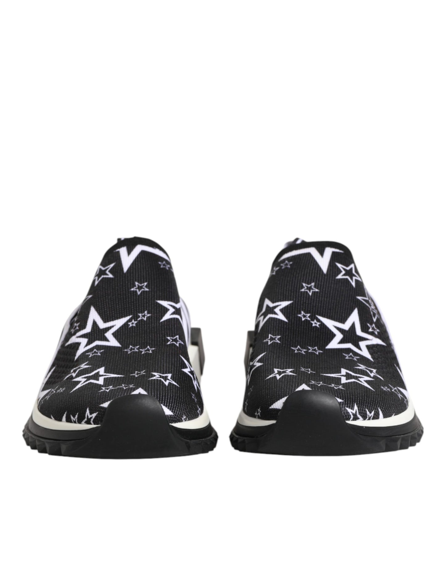 Dolce & Gabbana Black White Sorrento Low Top Sneakers Shoes