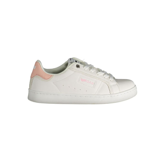 Gas White Polyester Sneaker
