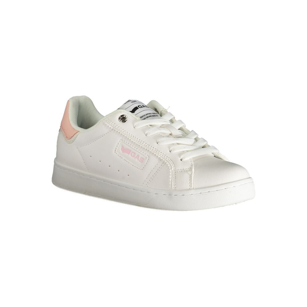 Gas White Polyester Sneaker