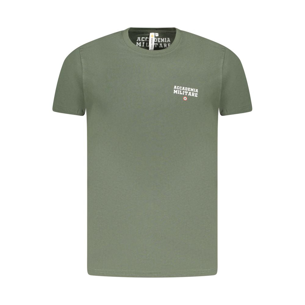 Accademia Militare Green Cotton T-Shirt
