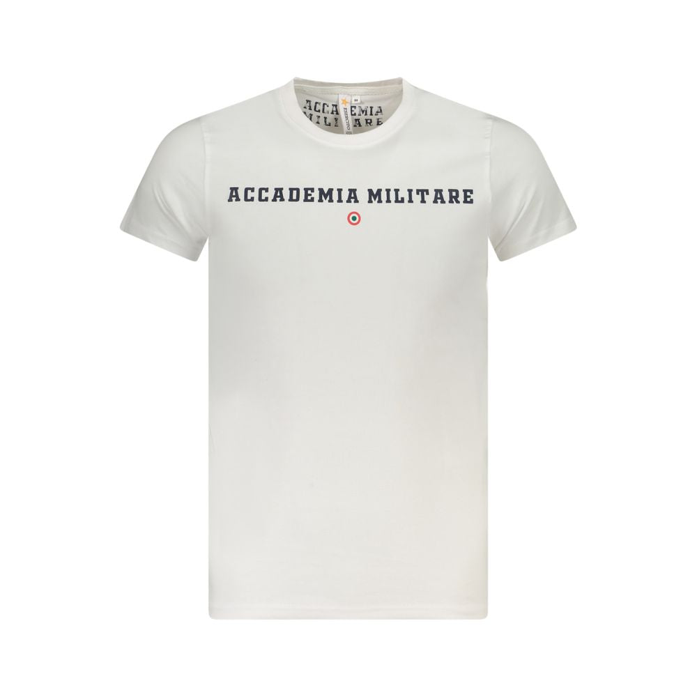Accademia Militare White Cotton T-Shirt