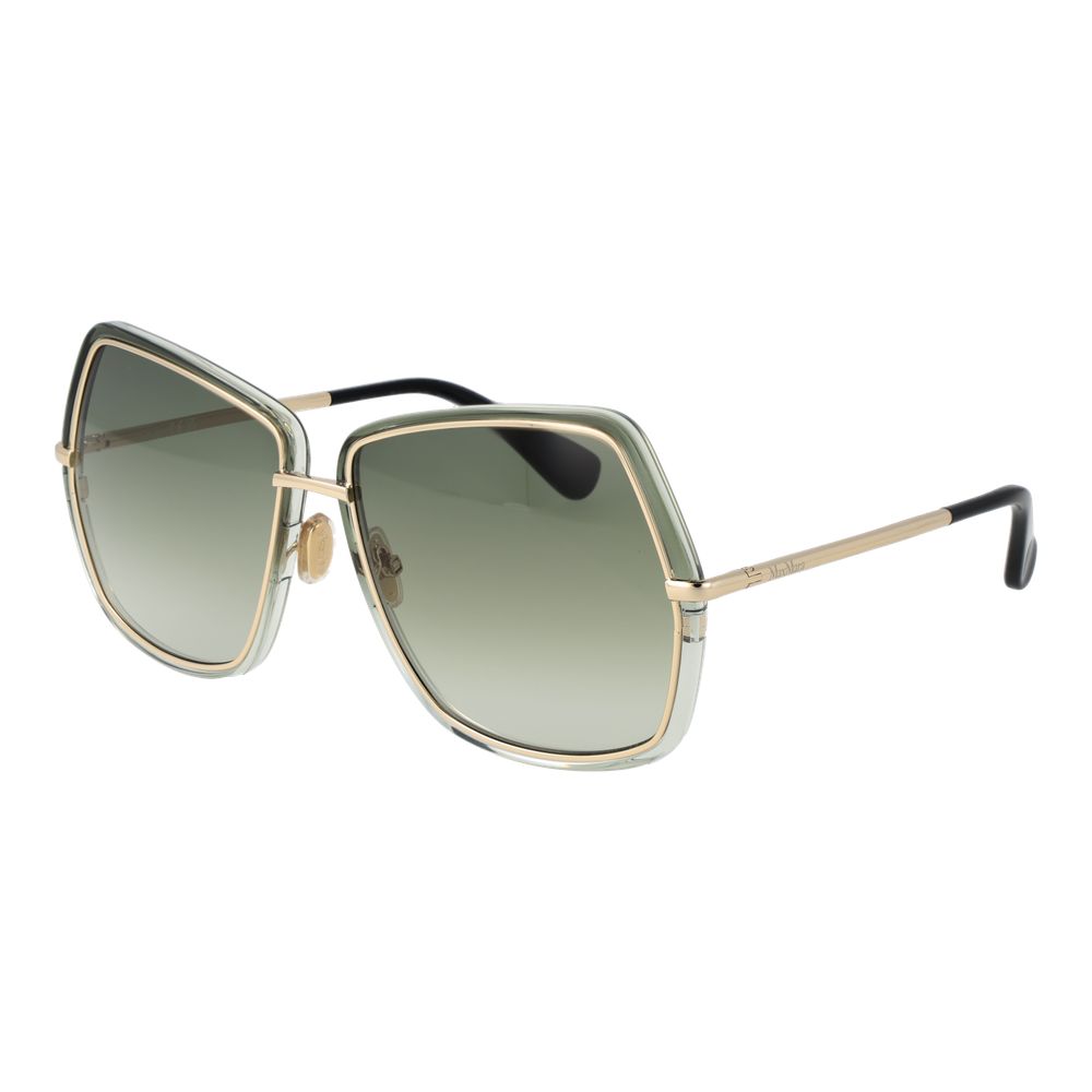 Max Mara Green Metal Sunglasses
