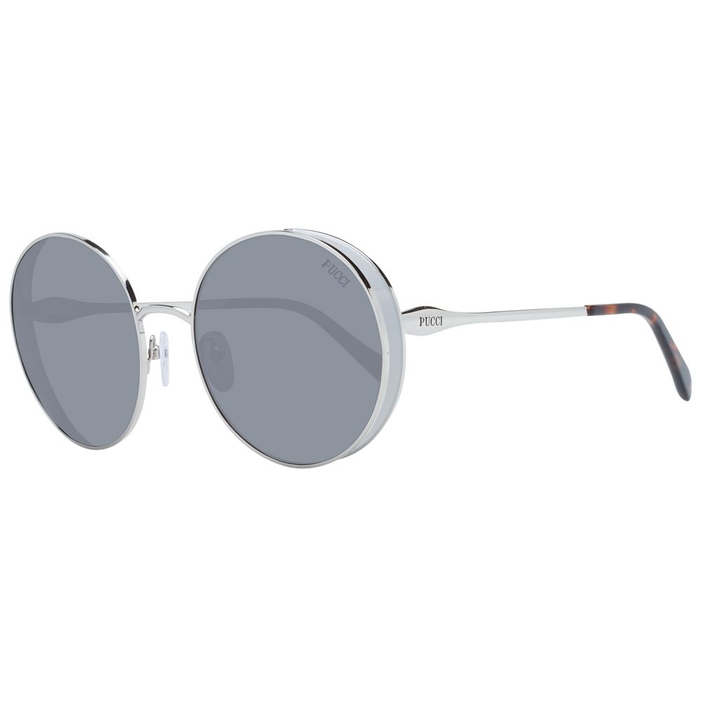 Emilio Pucci Gray Metal Sunglasses