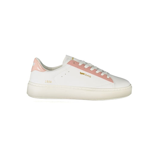 Gas White Polyester Sneaker
