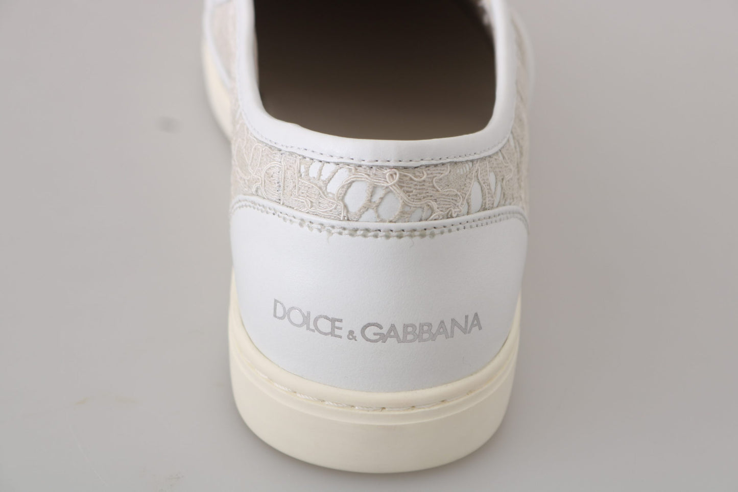 Dolce & Gabbana Elegant Off White Loafers for Ladies