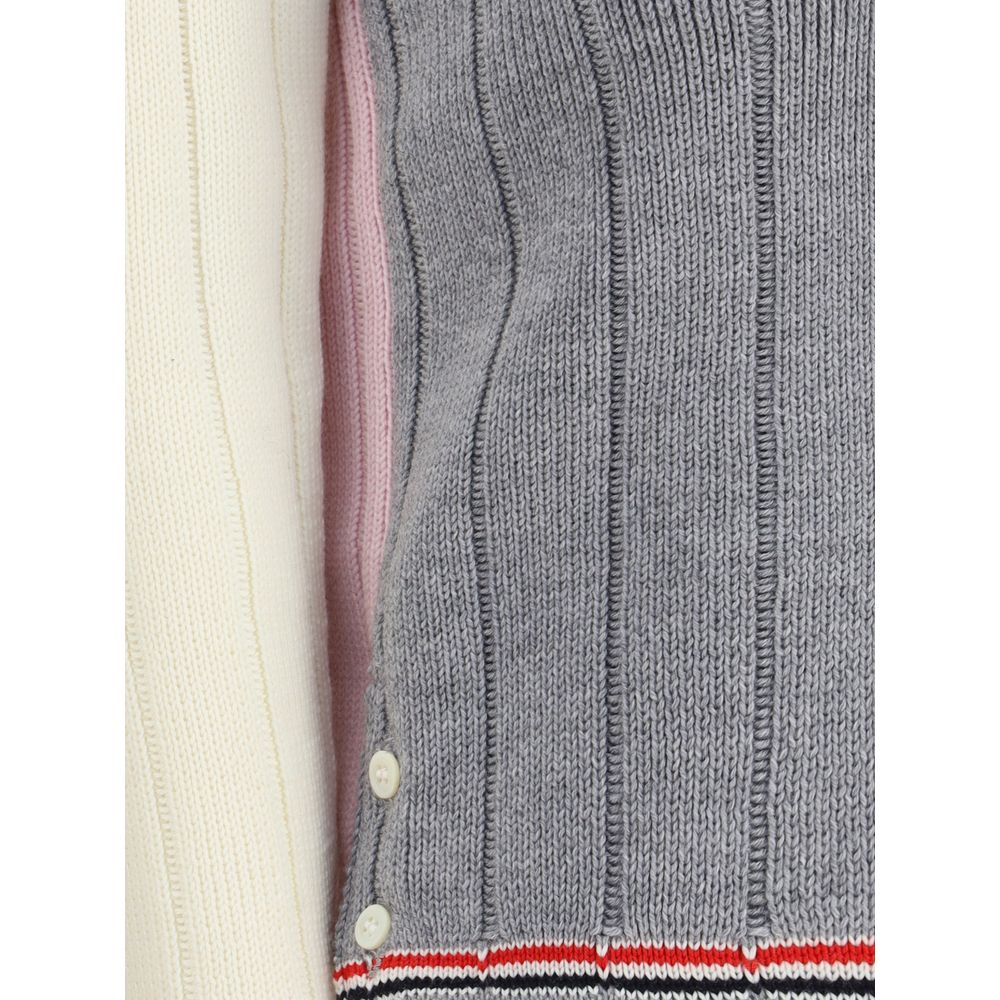 Thom Browne Multicolor Fleece Wool Sweatshirt