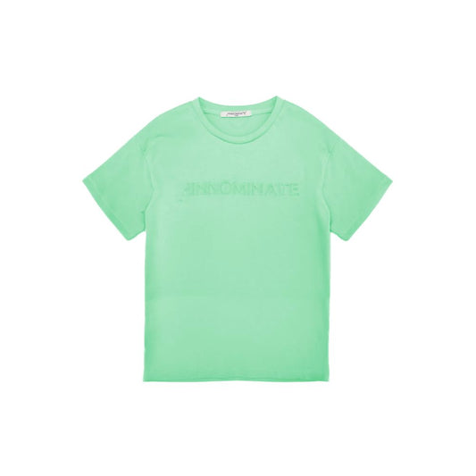 Hinnominate Green Cotton T-Shirt