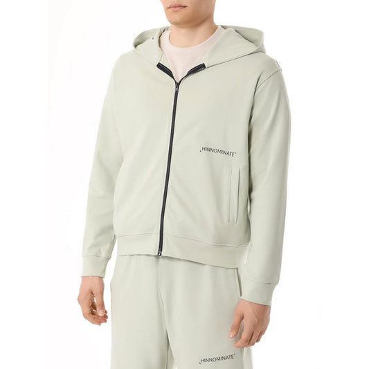 Hinnominate Green Cotton Sweatshirt