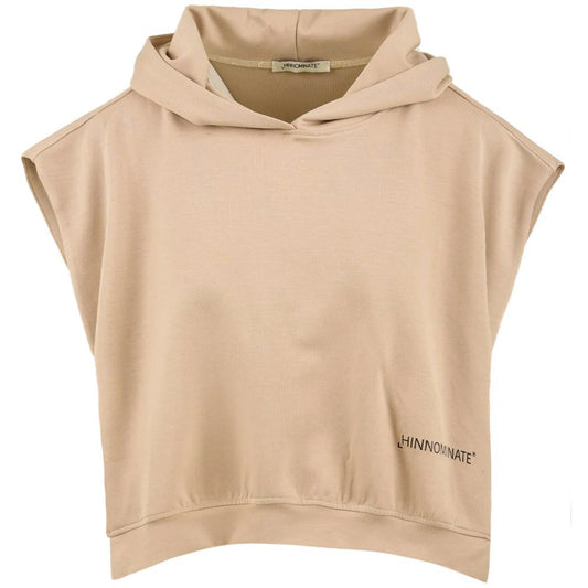Hinnominate Beige Cotton Hoody