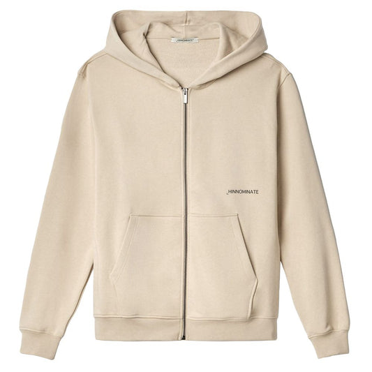 Hinnominate Beige Cotton Hoody